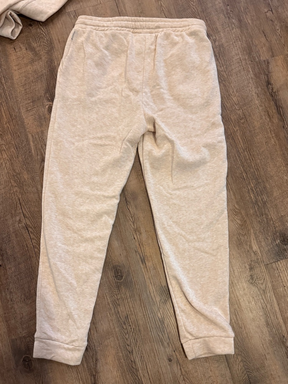 Rae Dunn Coffee Embroidered Mock Neck Sweater and Joggers - Cream - size medium - Picture 5 of 8